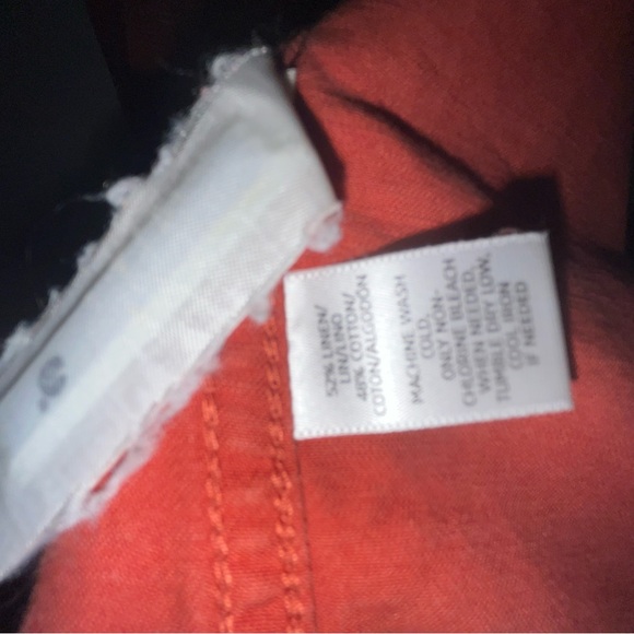 Ann Taylor LOFT burnt orange Adirondack Jacket Linen size Medium - Picture 8 of 13